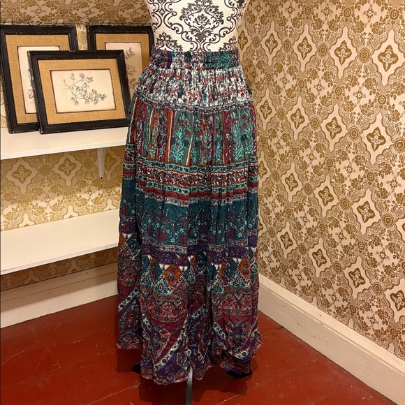 Bohemian Multicolor Skirt - Picture 5 of 7